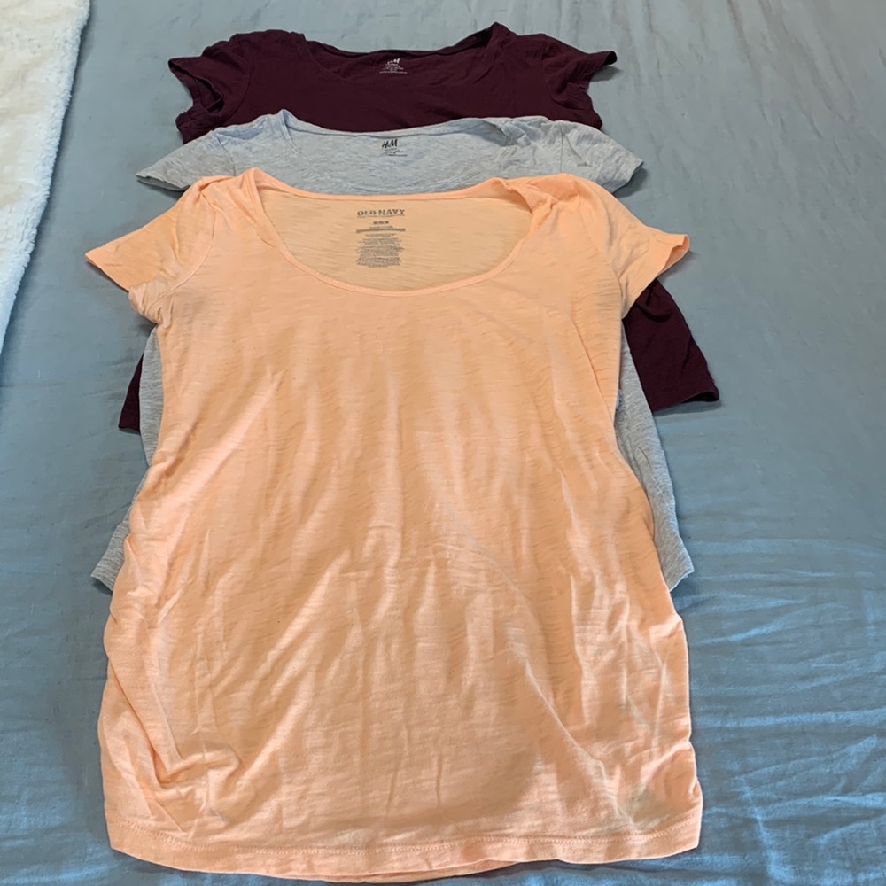 Bundle of 3 size medium maternity t-shirts